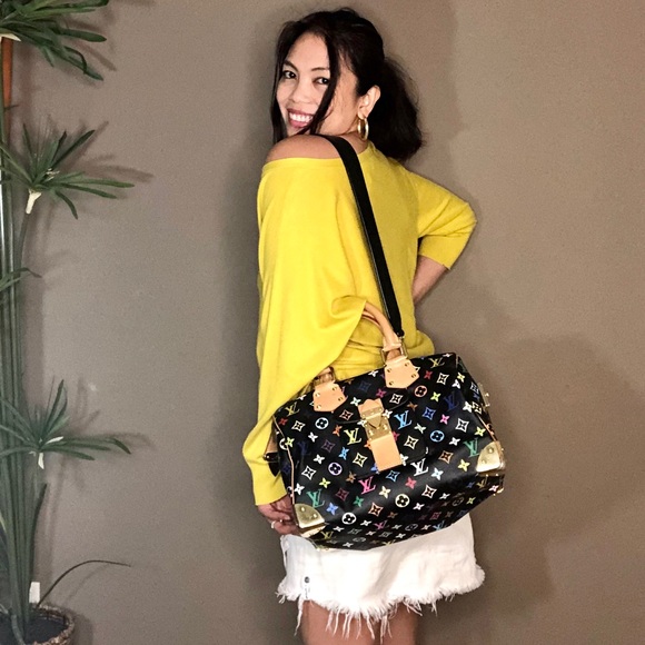 Louis Vuitton Handbags - Louis Vuitton Multicolor Black/Noir Speedy 30